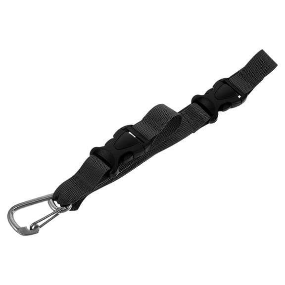 Phenofice Scuba Mask Clip with Lanyard Strap for Diving Outdoor Use Black