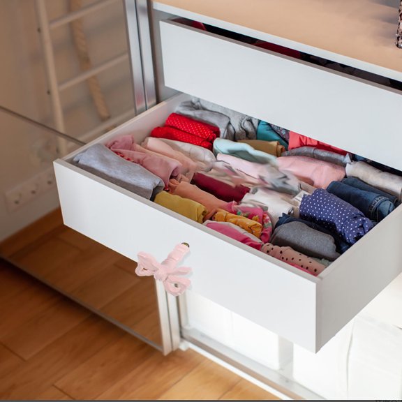 Phenofice Pink Bow Cabinet Handle Durable Iron Vintage Style Pull for Drawer Wardrobe Decor