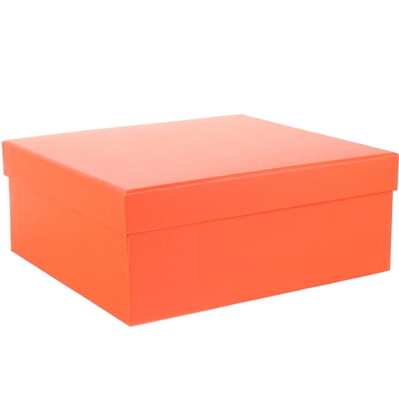 Phenofice Orange Paper Storage Box for Wrapping, Home Organization, Closet, Office, and Craft Supplies