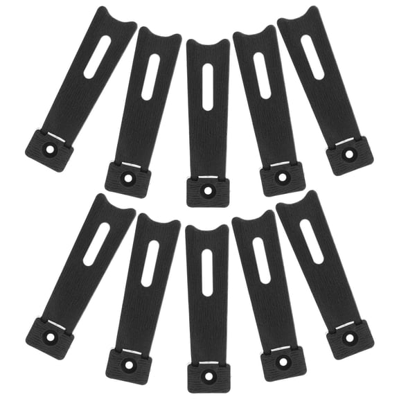 Phenofice Easel Back for Picture Frame Sturdy Support Black Plastic 10Pcs Photo Display