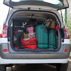 Phenofice Easy Install Black Trunk Cargo Net for Suv with Multifunctional Storage