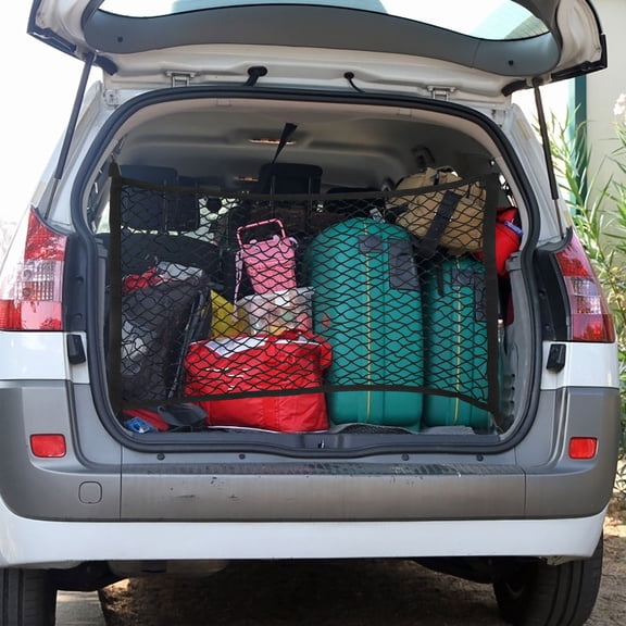Phenofice Easy Install Black Trunk Cargo Net for Suv with Multifunctional Storage