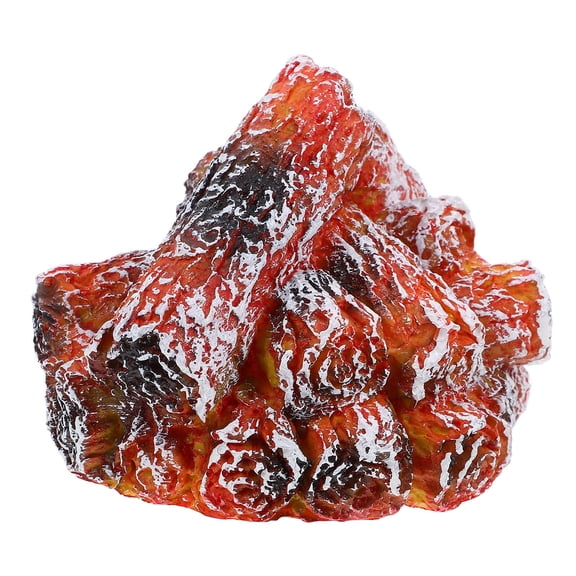 Phenofice USB Powered LED Resin Fake Fire Logs Flame Light Fireplace Night Light Decor 1 Count