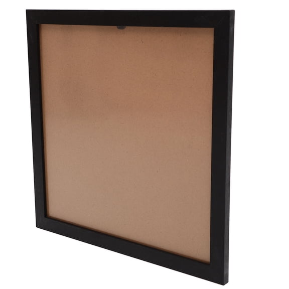 Phenofice Elegant Black Wood Picture Frame Square Design for Wall Display in Living Room