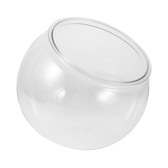 Phenofice Elegant Transparent Fish Bowl for Goldfish and Betta Fish with Durable Plastic Material