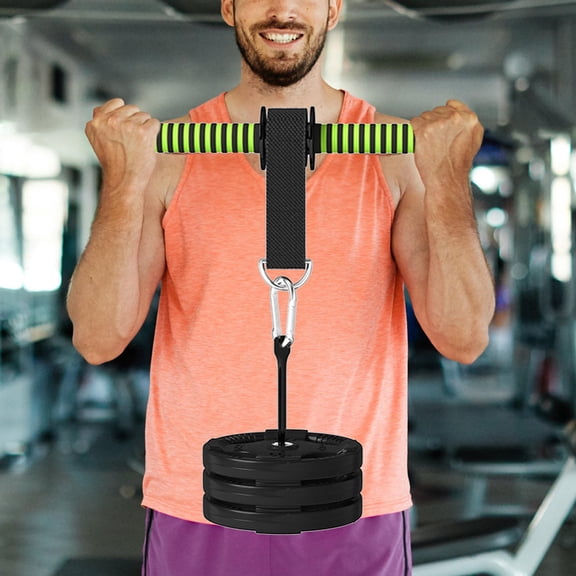 Phenofice Forearm Strengthener Wrist Roller with Anti Slip Handle for Indoor Gym Fitness Equipment