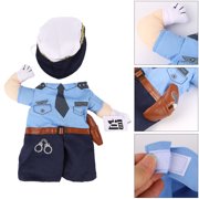 Phenofice Funky Dog and Cat Clothes Police Costume for Pet Made with Durable Material for Outdoor Activities