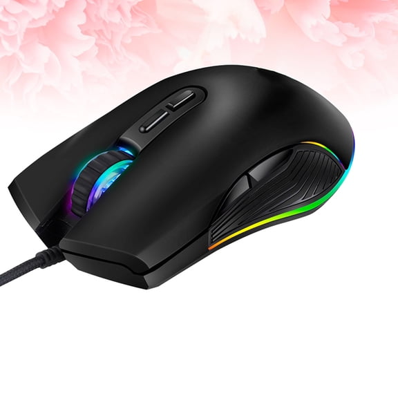 Phenofice Gaming Mouse with Side Buttons RGB Wired Mouse Matte Oil Office Workers 1Pack