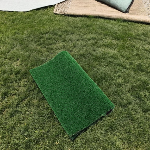 Phenofice Artificial Turf Turtle Basking Area Durable Green Plastic Pet Accessory