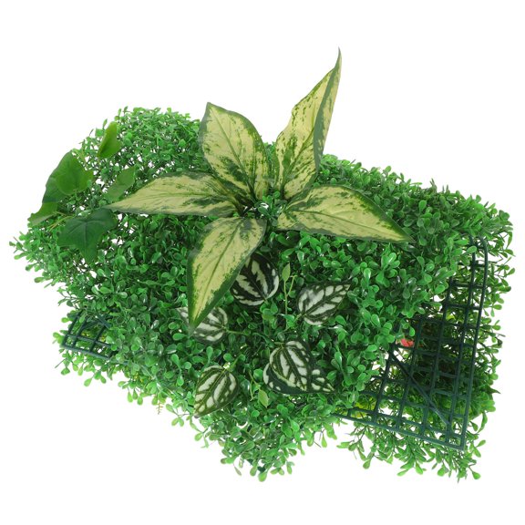 Phenofice Greenery Backdrop Wall Faux Plant Wall Panel Plastic Green 1Pack Outdoor Decoration
