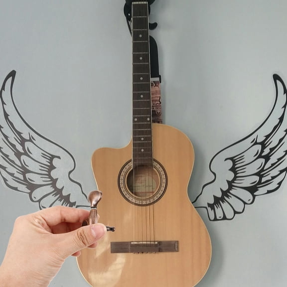 Phenofice Guitar Tuning Machines 6Pcs Classic Elegance Style Round Copper Tuning Keys String Pegs