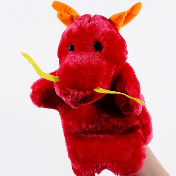 Phenofice Dragon Hand Puppet Plush Interactive Storytelling Role Time 1Pack