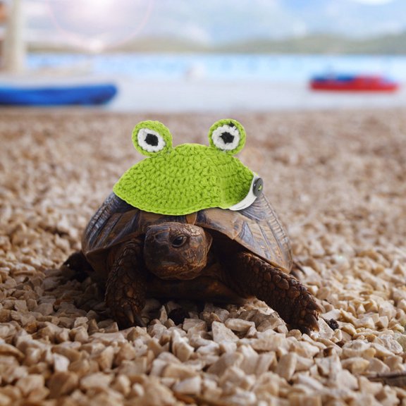Phenofice Handmade Turtle Cosplay Sweater Lightweight Knitted Turtle Shell Costume for Pets
