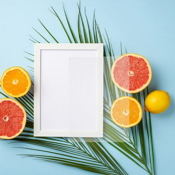 Phenofice 10 Pcs Clear Plastic Panel for Artwork Showcases High Transparency Crafting