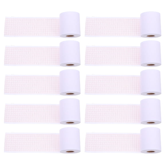 Phenofice Heart Monitor Chart Paper with Consistent Thickness and Easy to Install Roll for Hospital Use