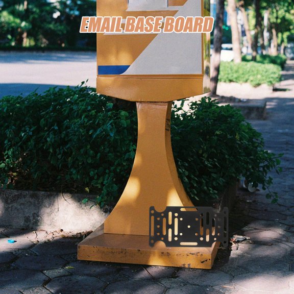 Phenofice Heavy Duty Steel Mailbox Mounting Board for Post with Textured Surface for Stability