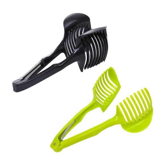 Phenofice Kitchen Slicing Tool Tomato Cutter with Plastic Clamp and Assorted Colors