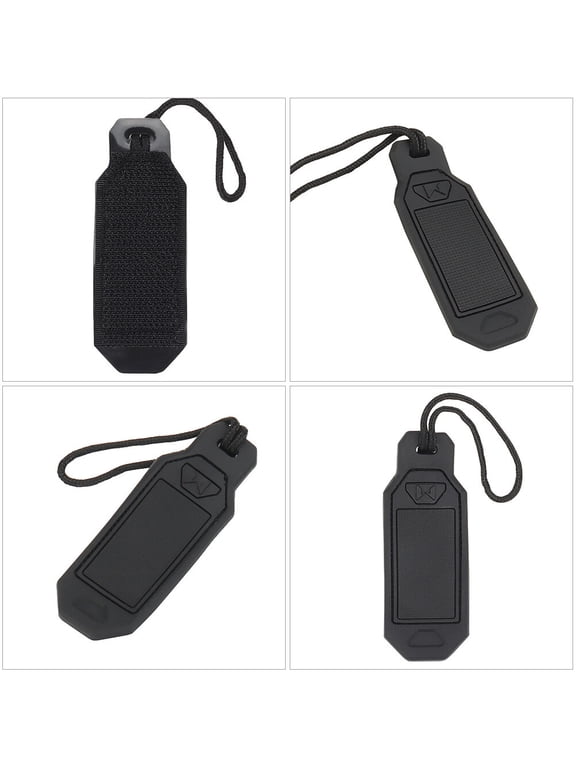 Compact Identification Tag Keychain Craft Sturdy Hanging Label Black