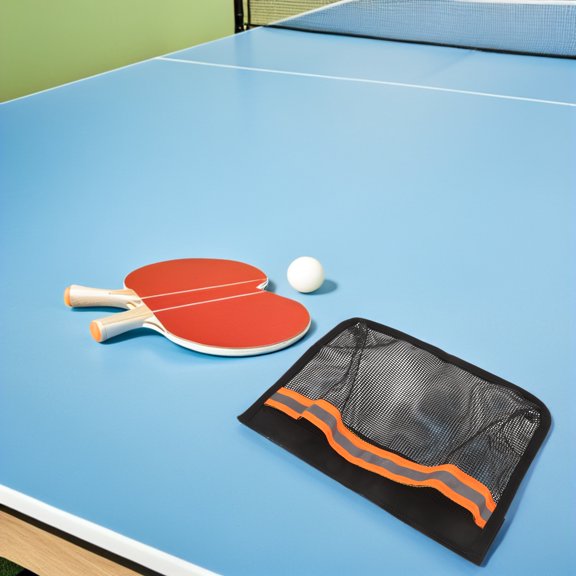 Phenofice Lightweight Black Tennis Racket Bag with Multiple Pockets for Ping Pong and Pickleball Gear