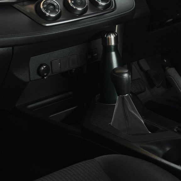 Phenofice Manual Boot 1Pcs Black Cowhide Car Gear Shift Boot Cover 17.00X15.00X15.00Cm