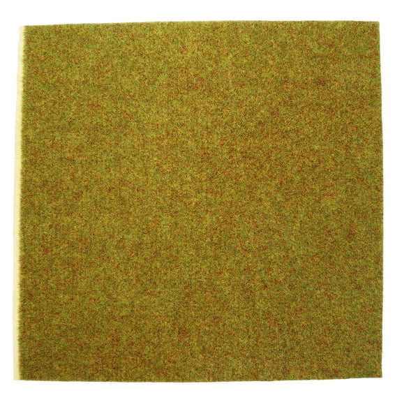 Phenofice Green Plastic Model Grass Mat for DIY Use, Durable and Realistic
