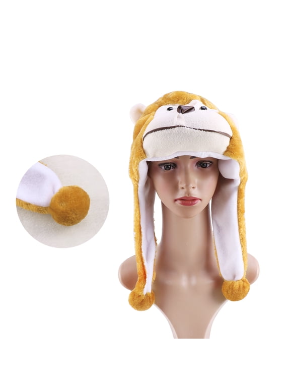 Monkey Cap Cartoon Hat Cotton Chocolate 1Pcs Kids Animal Hat