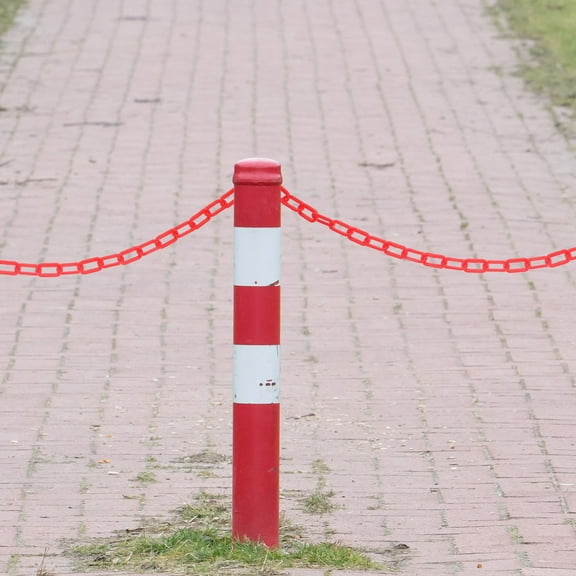 Phenofice High Visibility Multi Color Parking Barrier Chain Made of Durable ABS for Traffic Safety