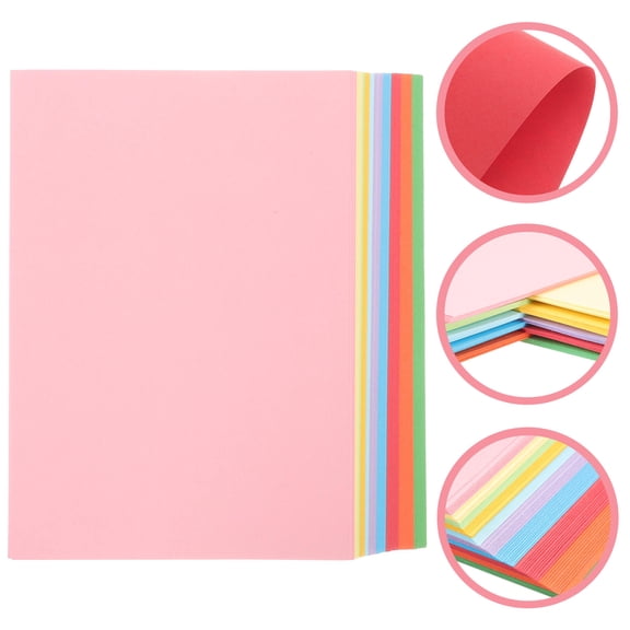 Phenofice Origami Craft Paper Mixed Color Thick Pulp For Kids And Teachers In Party Crafts 100 Sheets