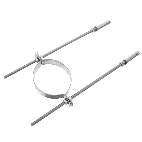 Phenofice Stainless Steel Outdoor Wall Mount Pipe Clamp Bracket with Design and Easy Installation Feature
