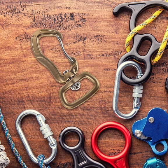 Phenofice Dog Leash Clip Carabiner Clip Aviation Aluminum Quick Release Hiking 1Set