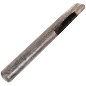 Phenofice Oval Shaped Metal Puncher Tool for Craft Leatherwork Durable Dark Grey Handheld Punching Tool