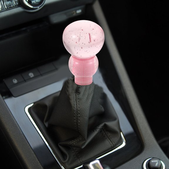 Phenofice Pink Custom Shift Knob with Aftermarket Gear Knob Style, Acrylic Alloy for Road Trip Driving