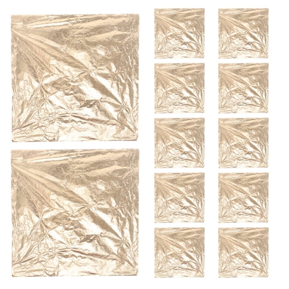 Phenofice Plated Gold Foil Leaf Paper Sheets for DIY Crafting and Elegant Copper Foil Art Decoration for Home and Office