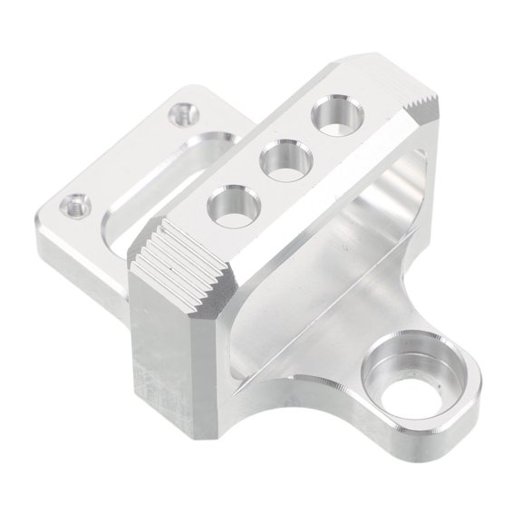 Phenofice Plated Silver Aluminum Alloy 3 Port Boost Solenoid Valve Mount Bracket Compatible for Mac