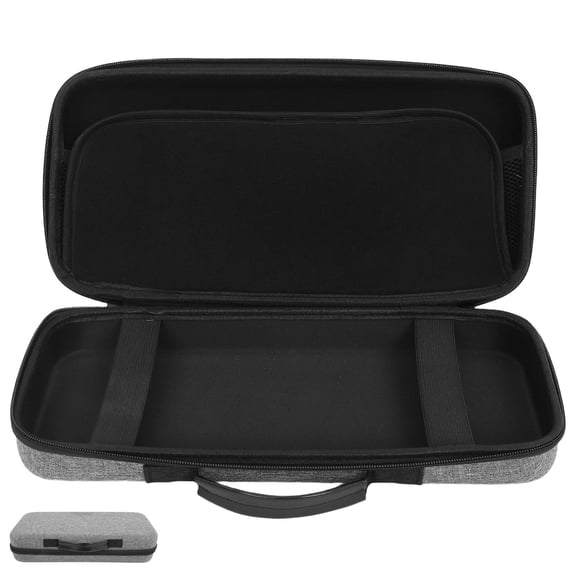 Phenofice Portable Keyboard Case Grey with Soft Interior for Home Use Lightweight Mechanical Keyboard Carrier