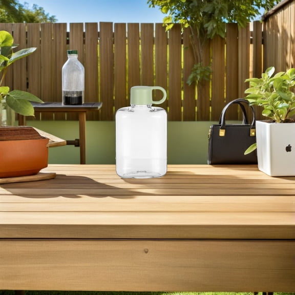 Phenofice Portable Water Bottle Leakproof Tritan Flask In Light Green For Students And Travelers 1Pack