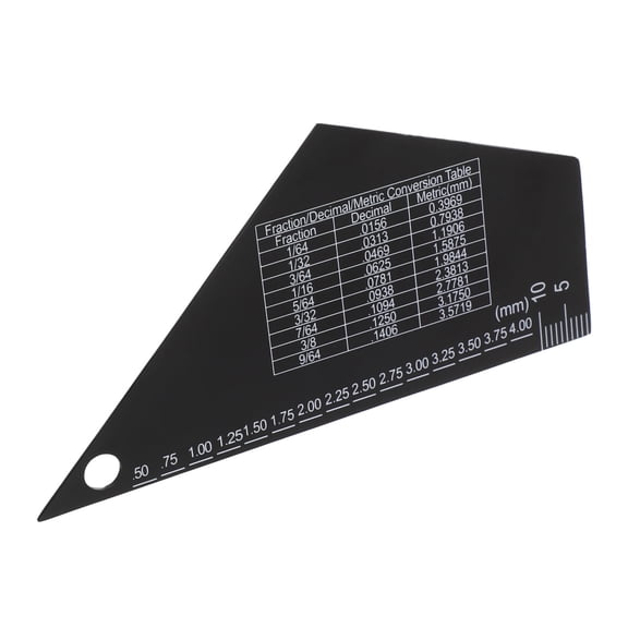 Phenofice Precision Fret Rocker Guitar Fret Leveling Tool Metal for Fretboard Measurement 1Set