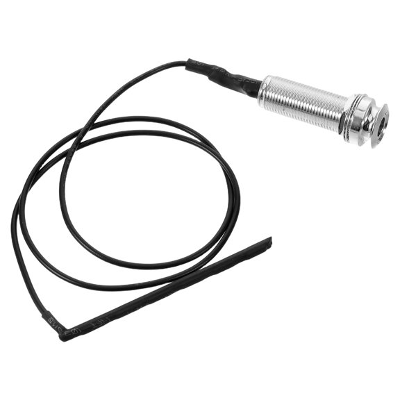 Phenofice Professional Passive Piezo Pickup for Acoustic Guitar Plated Silver Soundhole Mount High Sensitivity