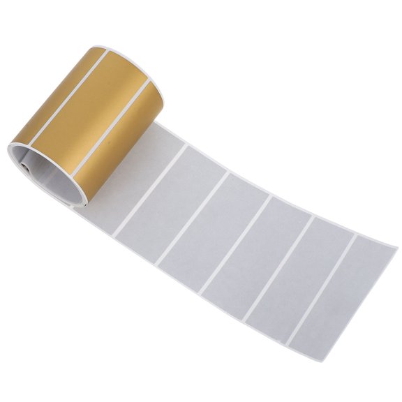 Phenofice Rectangle Scratch Off Labels Golden Color for Classroom Party Rewards and DIY Games