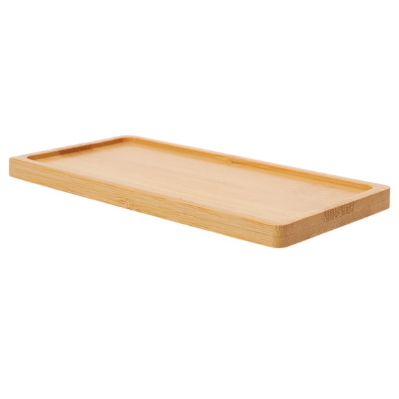 Phenofice Rectangular Bamboo Plant Tray for Succulent Planters and Garden Pot Drainage