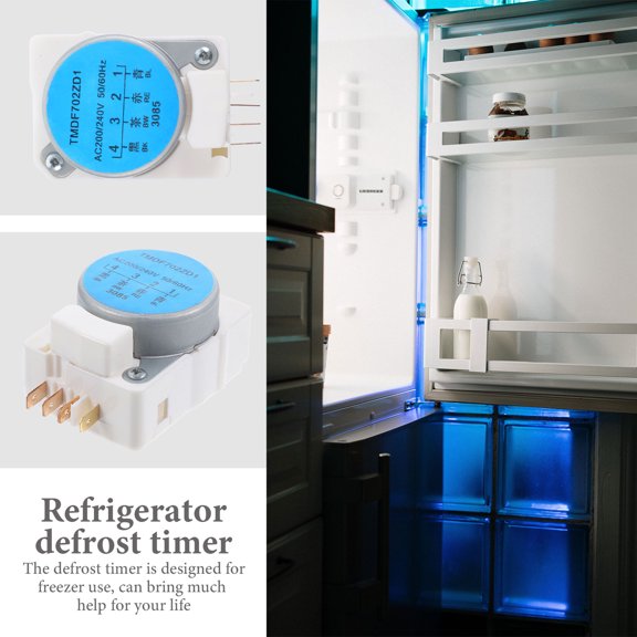 Phenofice Refrigerator Defrost Timer Replacement with White Copper and Iron Material for Cooling Performance