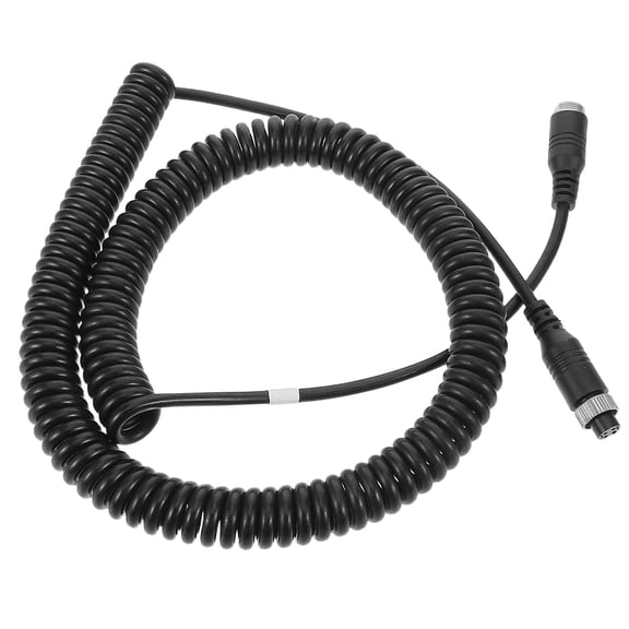 Phenofice Retractable Dash Cam Cable Black Coiled Waterproof for Parking Reversing 1Pcs