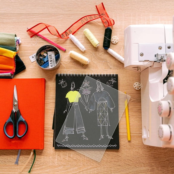 Phenofice Reusable Transparent Cutting Mat for Craft Machines Durable Embossing Board
