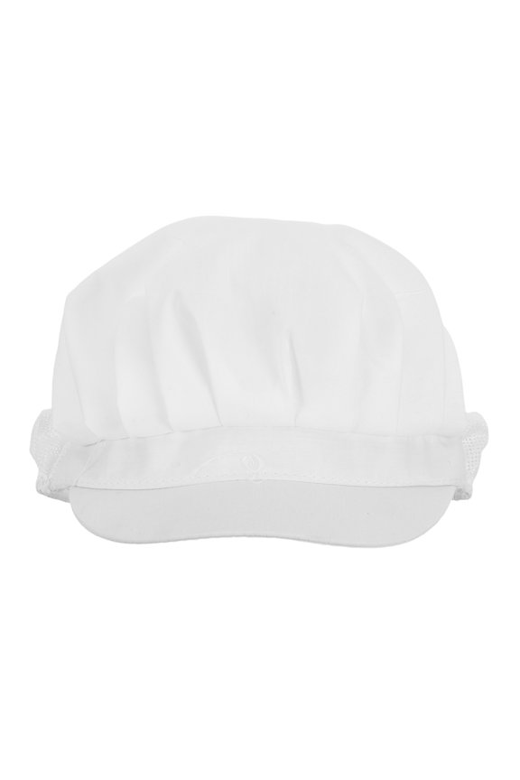 Reusable White Cooking Cap for Kitchen Staff Lightweight Dust Resistant Design