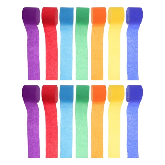 Phenofice Flexible and Sturdy Assorted Color Paper Streamers for Party Decor