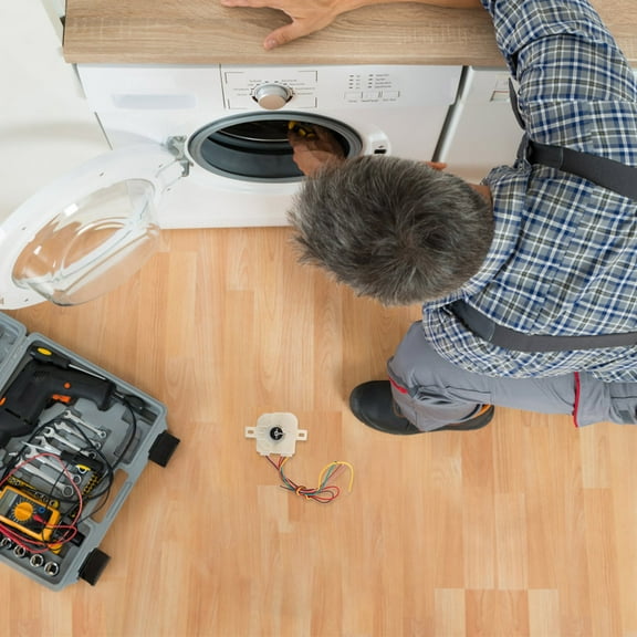 Phenofice Semi Automatic Washing Machine Timer Switch Knob Replacement for Dual Tub Washer White Durable Design