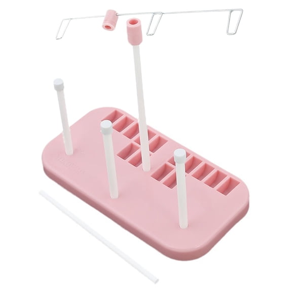 Phenofice Sewing Machine Spool Holder Plastic Pink 1 Set