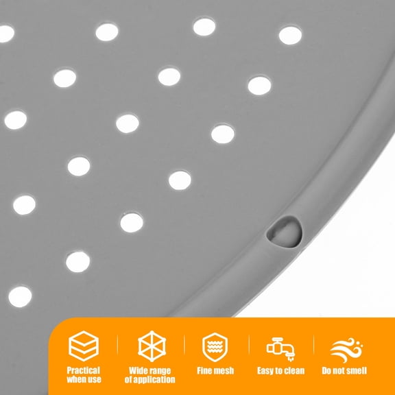 Phenofice Silicone Cooking Pan Splatter Screen with Anti-Splash Mesh and Comfortable Soft Handle for Kitchen Use