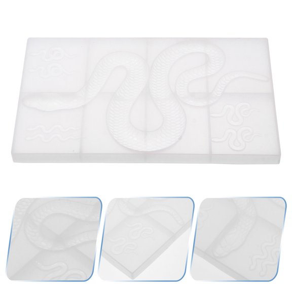 Phenofice Silicone Snake Mold for Resin Casting, 1-Piece Flexible Craft Mold for Jewelry Making, Art, and Projects