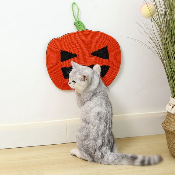 Phenofice Sisal Scratching Post Pumpkin Shaped for Cat Owners 1Pcs